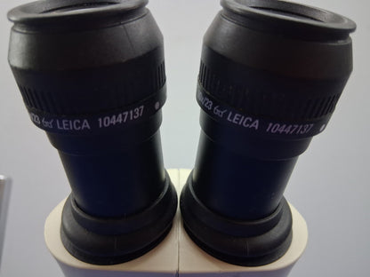 Leica S4E 6.3-30X Stereo Zoom Microscope with Boom Stand and LED Ring Light