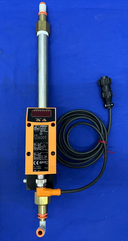 EFECTOR IFM SD6001 COMPRESSED AIR SENSOR METER 19-30V IP65
