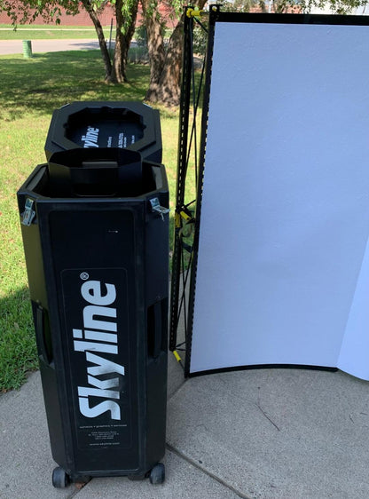 6’ x 52" Skyline 3 Panel Pop Up Trade Show Display with Storage Case