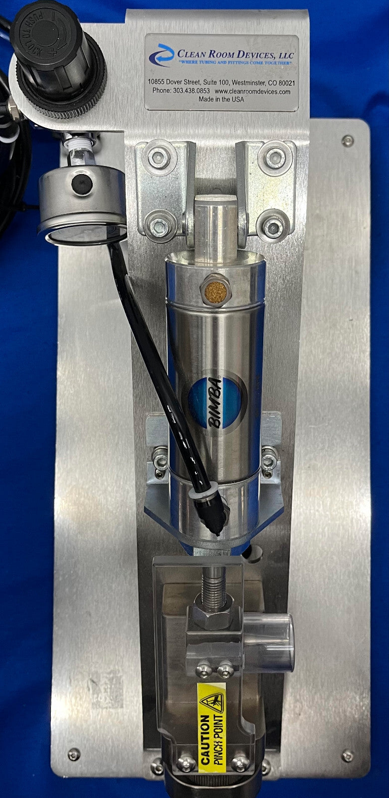 CLEAN ROOM APPARATEN CRD200 BUIZENEXPANDER MET ROESTVRIJSTALEN VOET EN PEDAAL