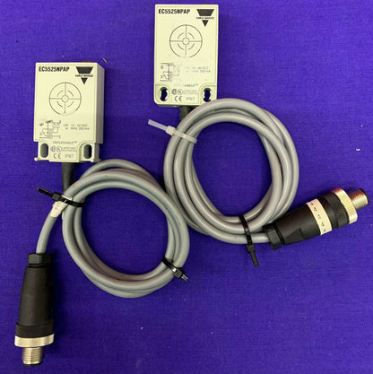 Qté 2 - Capteurs de proximité capacitifs Carlo Gavazzi EC5525NPAP 