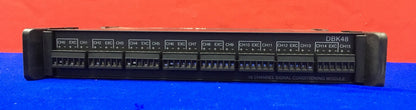 IO TECH DBK-48 DBK48 CONDITIONNEMENT DE SIGNAL 16 CANAUX. 4 UNITÉS J TC DATAFORTH 8B47 