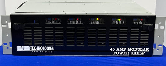 C&D TECHNOLOGIES 45 AMP MODULAR POWER SHELF AGM 45 111.3886.01 - PARTS/REPAIR