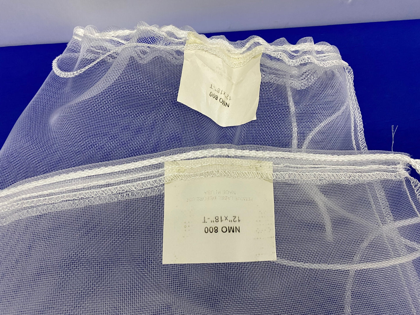 MESH TASSEN MET KOORD '1 LOT VAN 7'