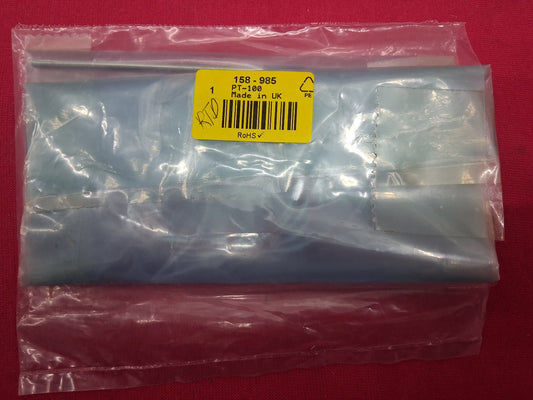 PT-100 PT100 158-985 RTD SENSOR PROBE -50°C min +200°C max 100mm L X 3mm D