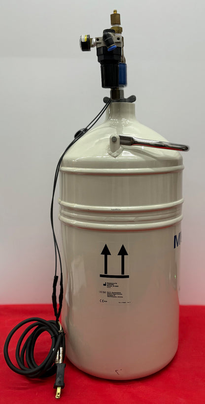 CHART/MVE MVE LAB 10 10740281 LIQUID NITROGEN ALUMINUM CRYOGENIC DEWAR TANK