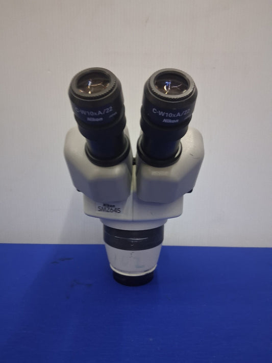 NIKON SMZ645 8-50X BINOCULAR STEREO ZOOM MICROSCOPE HEAD WITH 10X EYEPIECES