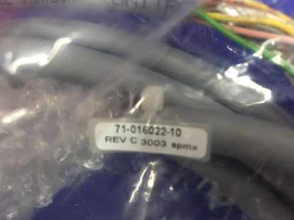 Parker Hannifin Corp. Cavo da 10'. Modello 71-016022-1. SO 1059016. Nuovo.