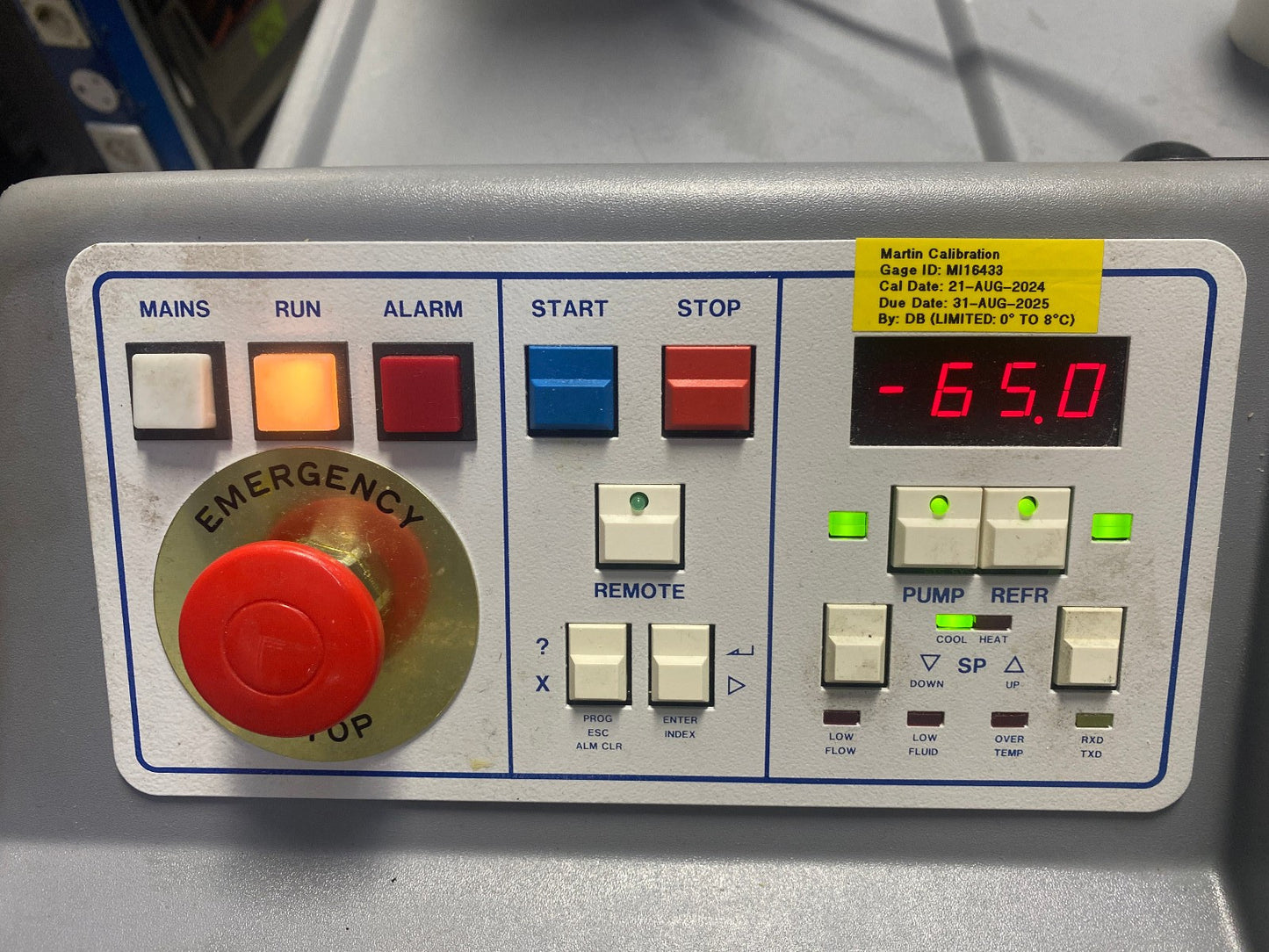 SP Scientific RC211B0-HT RECIRCULATING CHILLER 2018 W/Tank  FTS RC211 -65+95