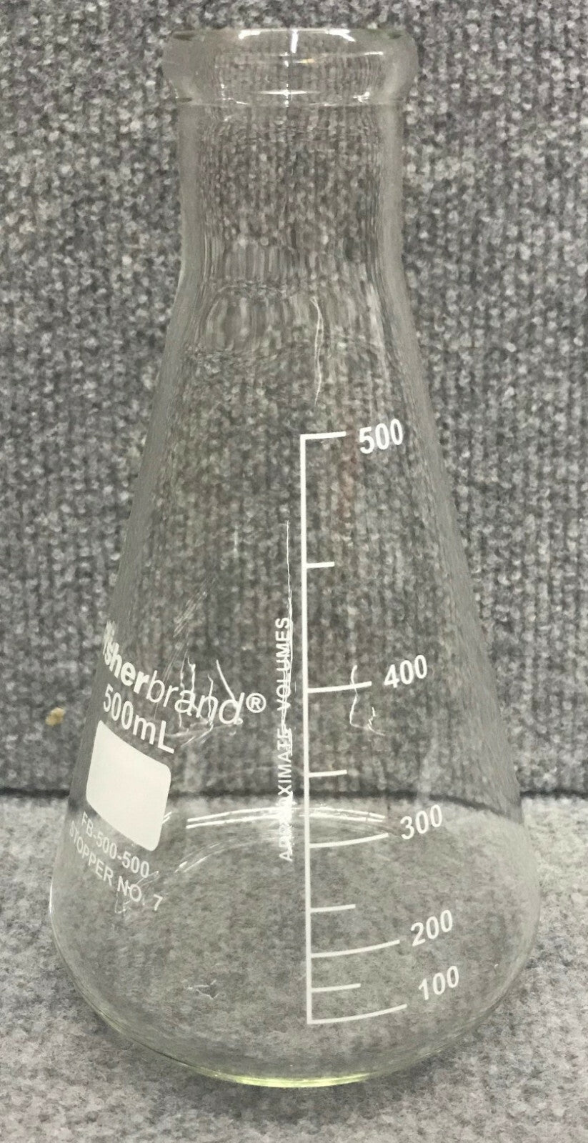 1 CAJA CON 6 FRASCOS - FRASCO FISHER SCIENTIFIC FB-500-500 ERLENMEYER