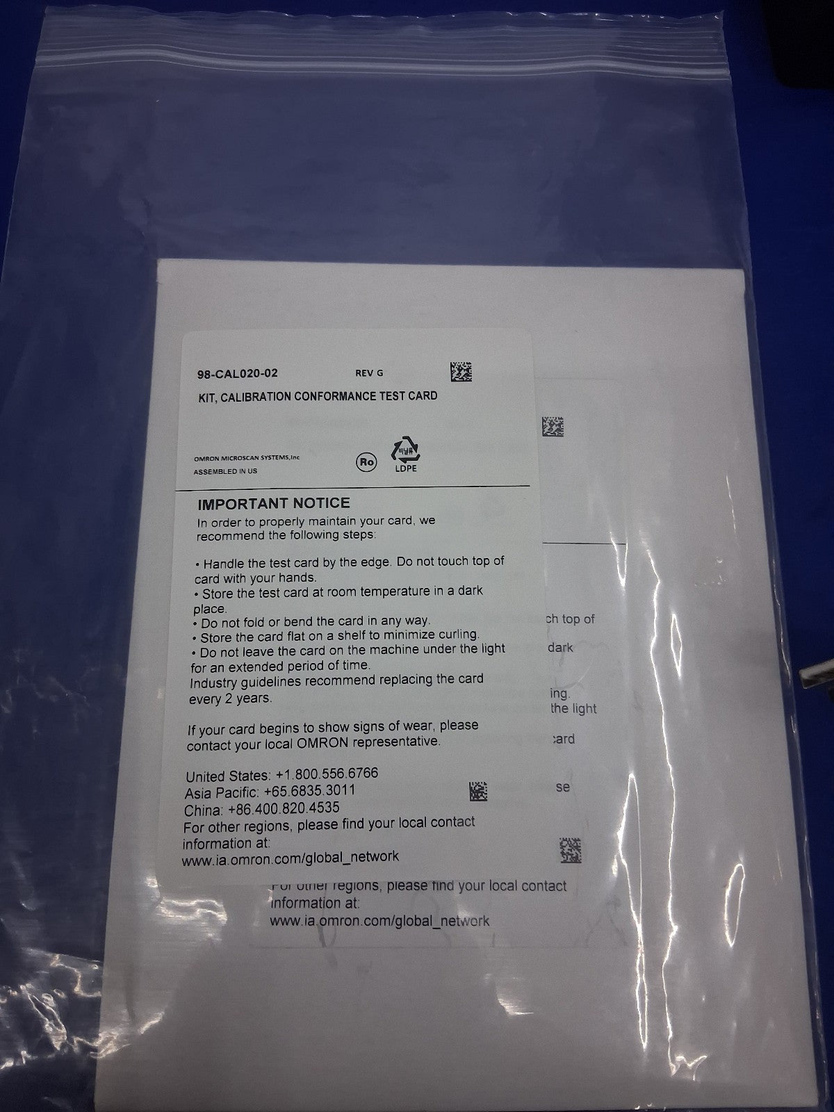 OMRON MICROSCAN LVS-9580 VERIFIER 9580-C-3 Handheld Barcode Verifier/ Scanner
