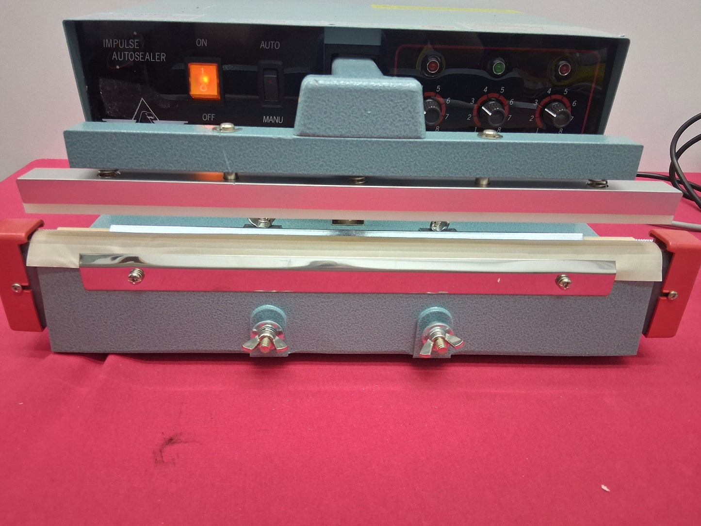 AIE-305A1 AIE-305AI 14" Automatic Impulse Sealer Heat Heavy Duty Tabletop +Pedal