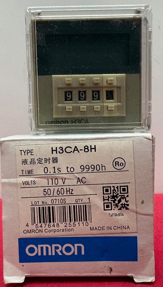 OMRON H3CA-8H TIMER 0.1s TO 999h 110V AC