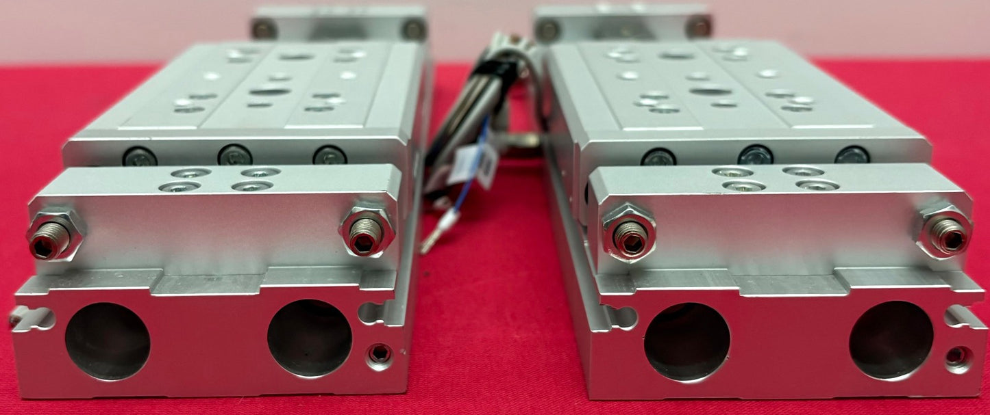 SMC MXW16-100B 2C1-83A LONG STROKE DOUBLE ACTING AIR LINEAR SLIDE - 1 LOT QTY 2