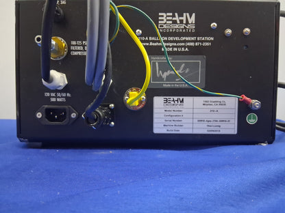 Beahm 210-A BALLOON DEVELOPMENT STATION HOT AIR STATION/ HOT AIR BOX/ HOT BOX