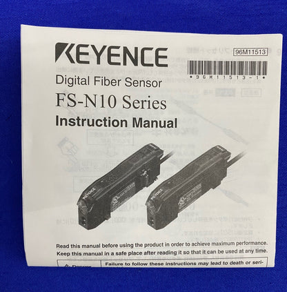 KEYENCE FS-N11CP*** FS-N11CP DIGITAL FIBER SENSOR AMPLIFIER-M8 CONNECTOR TYPE