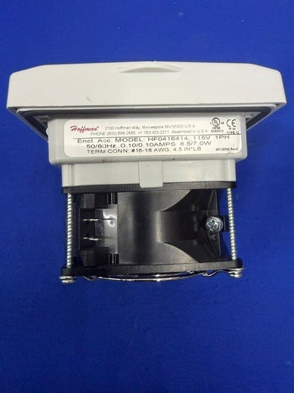 NVENT HOFFMAN HF0416414 Axial Fan: 35 cfm Airflow @ 0.000 in SP 4 7/16 in Ht