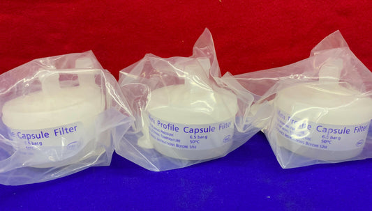 QTY 3 - FILTRI A CAPSULA MINI PROFILE PALL LIFE SCIENCES 12073