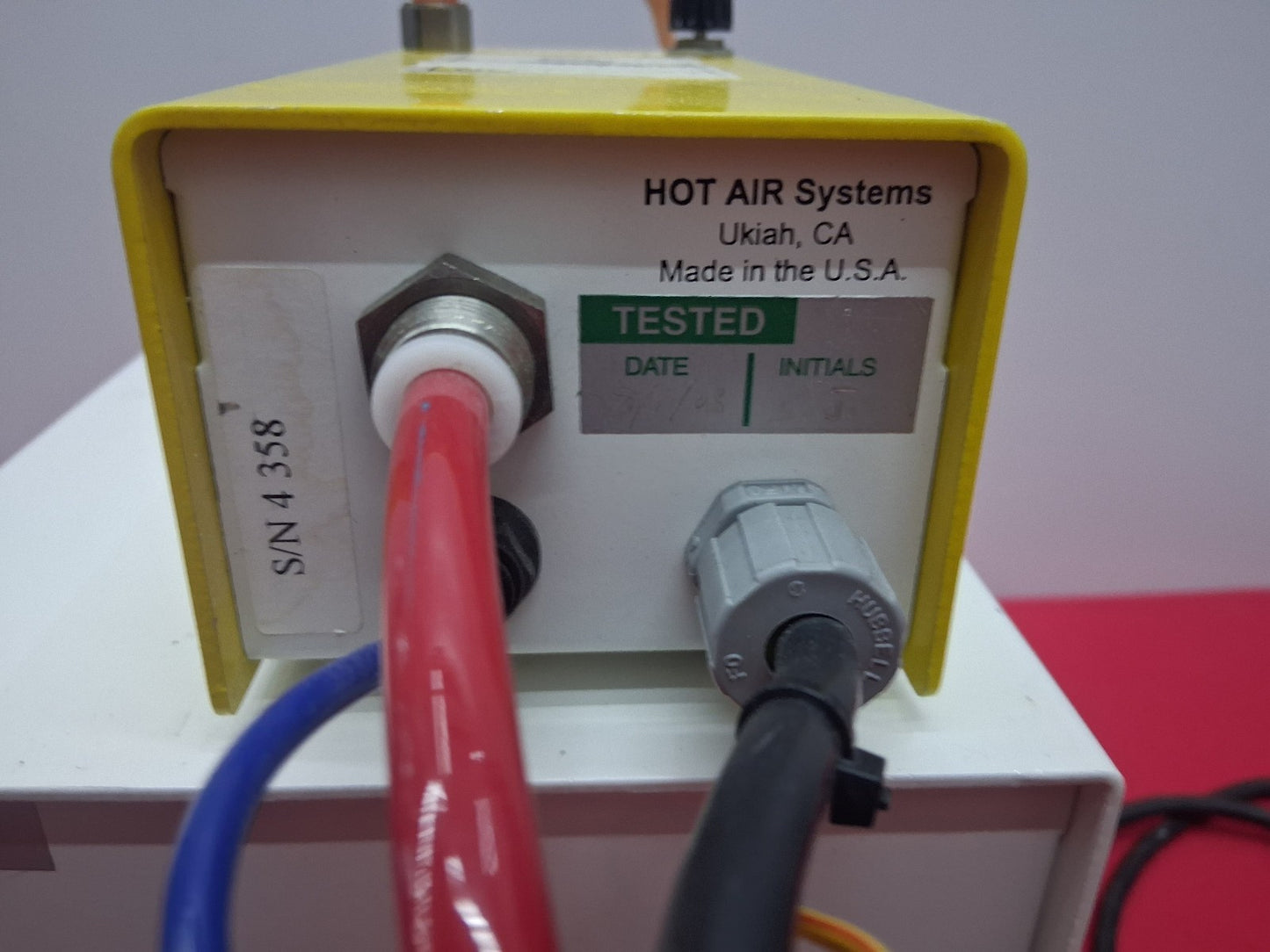 HOT AIR SYSTEMS CATHETER HOT AIR REFLOW STATION/SHRINK TUBING SYSTEM