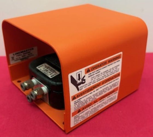 LINEMASTER FULLGUARD 522-B14 w/ CLIPPER AIR VAL 4C-30F2-S FOOT PEDAL 30 CFM
