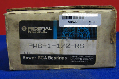 BOWER FEDERAL MOGUL BCA LAGER PWG-1-1/2-RS / PWG 1 1/2 RS
