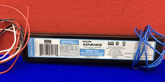 PHILIPS ADVANCE IOP-3P32HL-90C-SC INSTANT START ELECTRONIC BALLAST