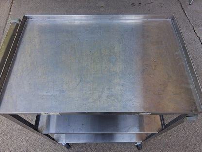 UPDATE INTERNATIONAL BC-2415SS STAINLESS STEEL BUS CART 3 SHELF 24" X 16" X 31"