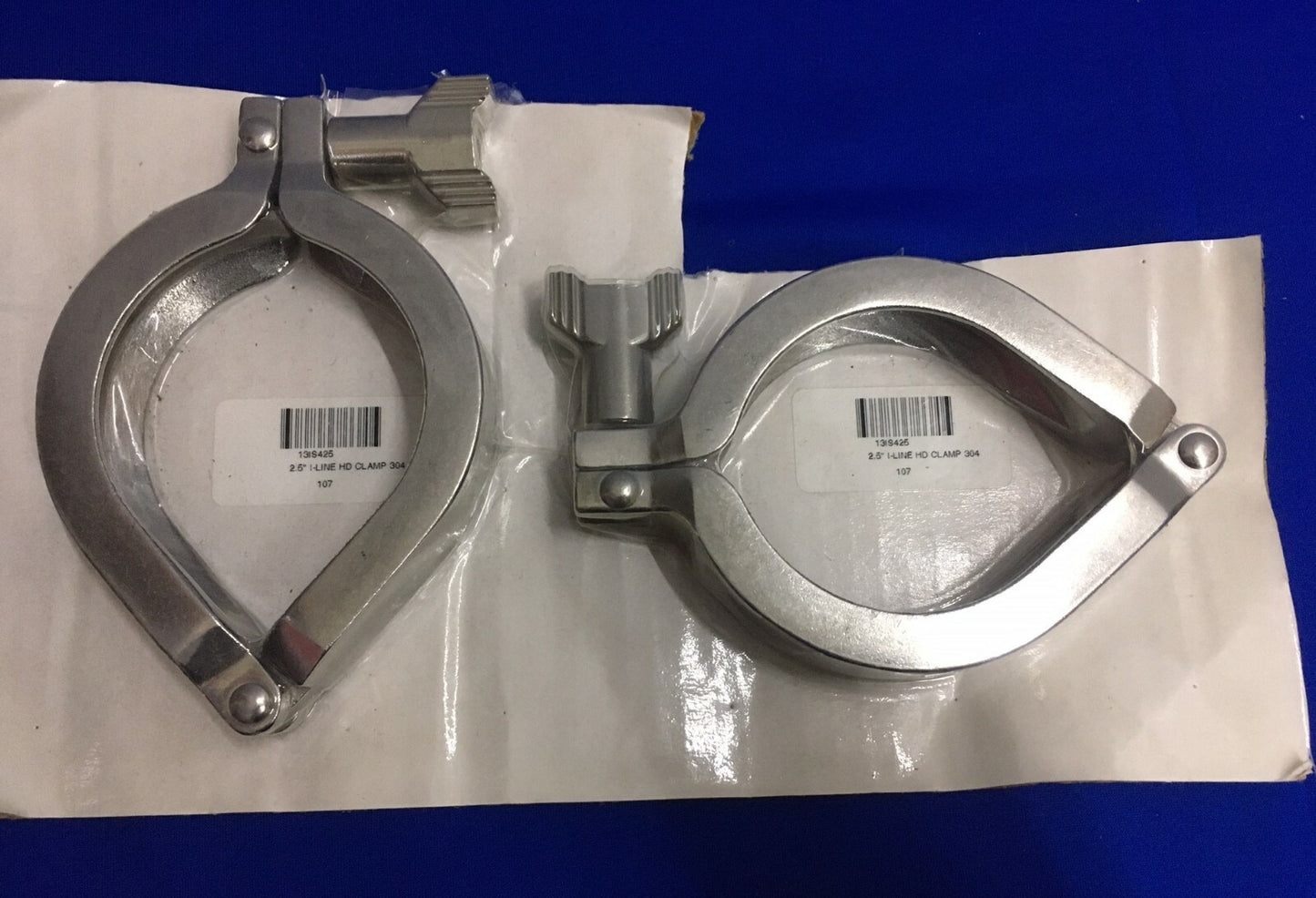 1 LOT VAN 2 - 13IS425 / 13IS42.5 2,5" I-LINE HD-KLEM 304 107 