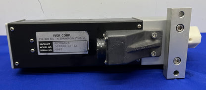 ACTUADOR LINEAL IVEK DS2000-40-3A MICRO BOMBA DE 3 AMP - PARA PIEZAS/REPARACIÓN 