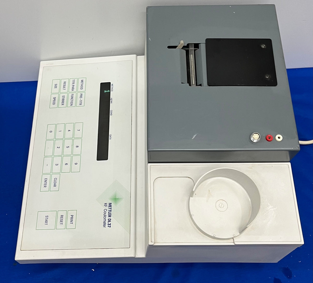 METTLER TOLEDO DL 37 RÉCIPIENT DE TRITATION DL37 ARTICLE MANQUANT POUR PIÈCES/RÉPARATION