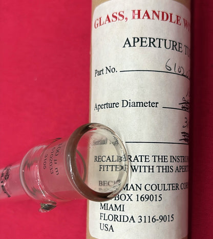 BECKMAN COULTER COUNTER APERTURE ORIFICE TUBE DIAMETER 100 u m PART NO. 6102033