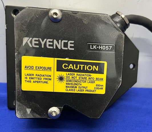 TÊTE DE CAPTEUR KEYENCE LK-H057 TYPE LARGE LASER CLASSE 2