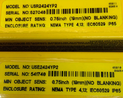Banner MicroScreen Emitter & Receiver USR2424YP2 / USE2424YP2