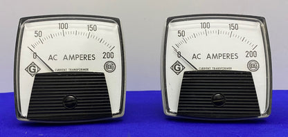 YOKOGAWA / BEHA AC AMPÈRES STROOMTRANSFORMATOR 0-200 - 1 LOT HOEVEELHEID 2 
