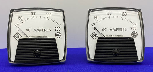 TRASFORMATORE DI CORRENTE YOKOGAWA / BEHA AC AMPERE 0-200 - 1 LOTTO QTY 2 