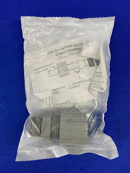 HUBBELL SHC1022CRNR SNOERCONNECTOR NYLON WIT NPT NAAFMAAT 1/2" .25"-.38"
