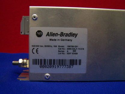 Allen-Bradley Allen Bradley AB 198778-Q01 2090-XXLF-TC316 FILTRO DE LÍNEA SIN ESCOBILLAS