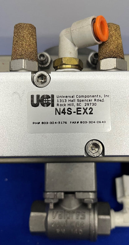 UNIVERSELE COMPONENTEN PC/S2S-2EX2 AANGEDREVEN KLEP met N4S-EX2 - LOT VAN 2