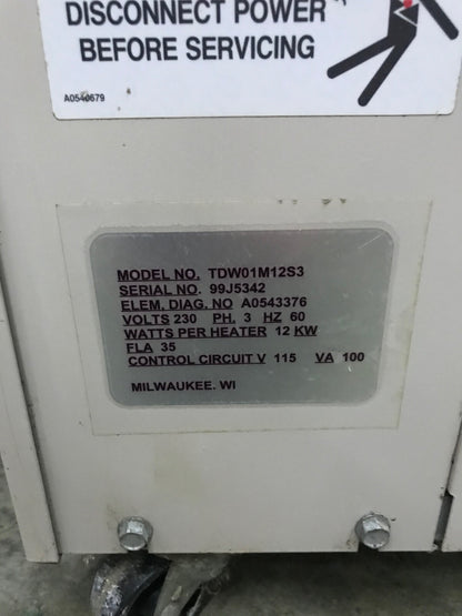 AEC APPLICATION ENGINEERING TDW01M12S3 CONTROLLER TEMPERATURA ACQUA - PER PARTI/RIPARAZIONI 