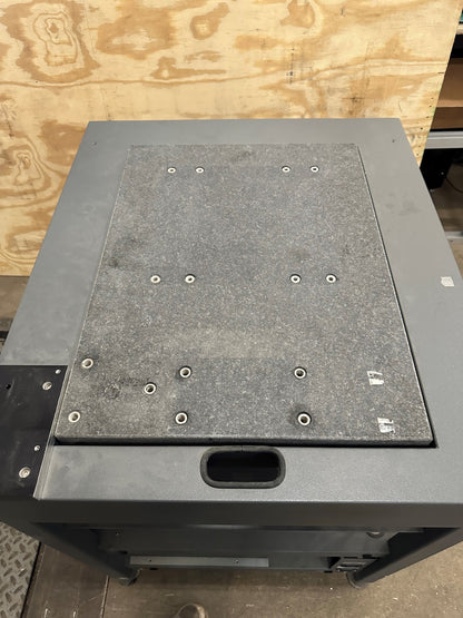 TABLE WITH GRANITE SURFACE TABLE TOP 31" w X 27 1/4" D X 35" H