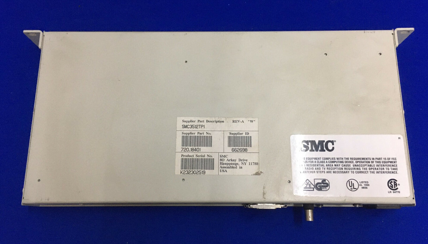 SMC ® ELITE 3512TP SMC3512TPI SMC35121TP 10BASE-T CONCENTRATOR 12 PORT