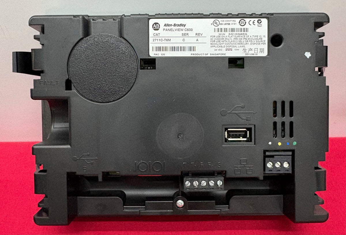 Allen-Bradley / Allen Bradley / AB PANELVIEW C600 2711C-T6M SER.C REV A SCREEN