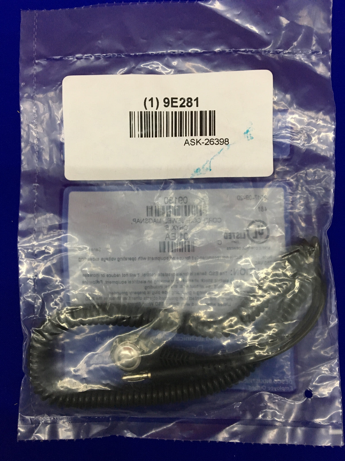 DESCO 09180 KABEL, SPULE, JUWEL, MAGSNAP, OYNX, 6" - 1 LOT MENGE 4