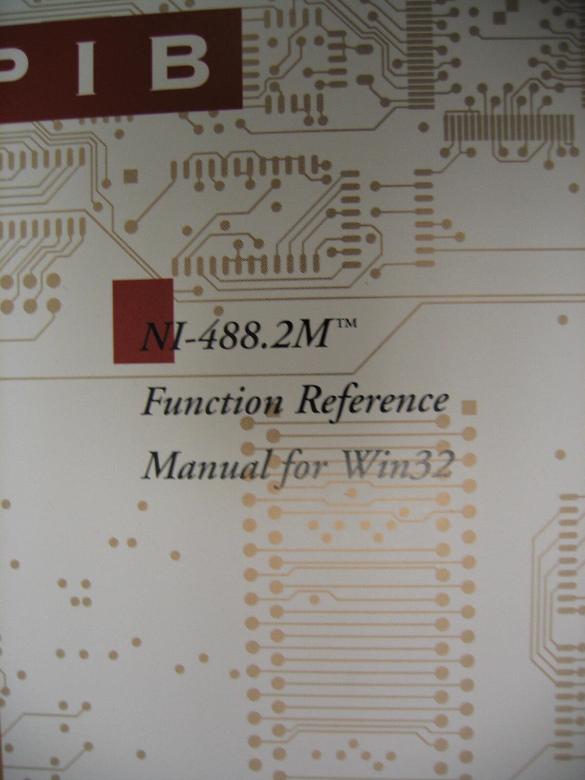 Tarjeta de interfaz de computadora PCI-GPIB-1EEE 488.2 de NATIONAL INSTRUMENT, número de serie A54178