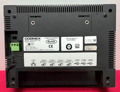 COGNEX VISIONVIEW 700 7” COLOR TOUCHSCREEN 821-0004-1R D PANEL