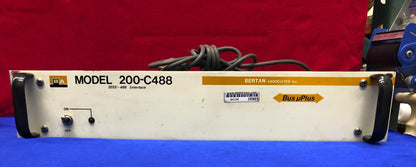 BERTAN ASSOC INC., 200-C488,SN 8075,IEEE 488n Interface
