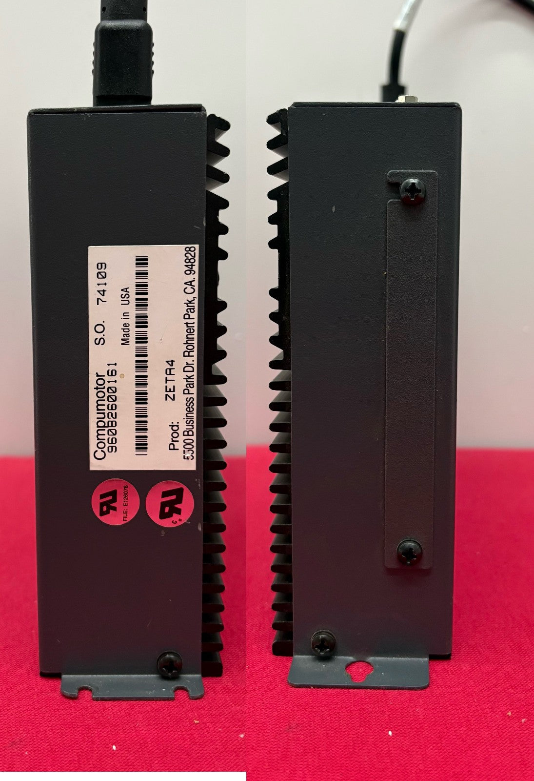 PARKER HANN COMPUMOTOR ZETA4 MICROSTEPPING DRIVE - FOR PARTS/REPAIR
