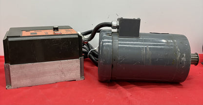 BALDOR INCOM BOSTON KUTF-B MOTOR 2-HP W FINCOR 5200 5203P1 MOTOR FREQ CONTROLLER