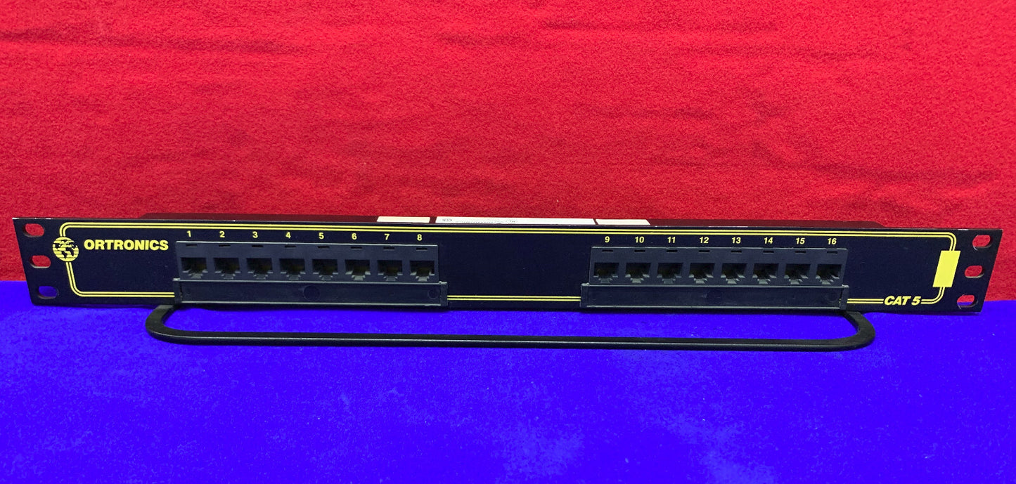 PANNEAU DE BRASSAGE CAT5E 16 PORTS ORTRONICS OR-851044814