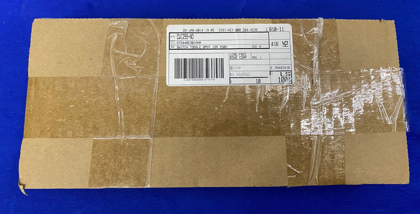 Interrupteur à bascule CW INDUSTRIES GTS448E301AHR / DIGI-KEY CWI299-ND - 1 paquet de 10
